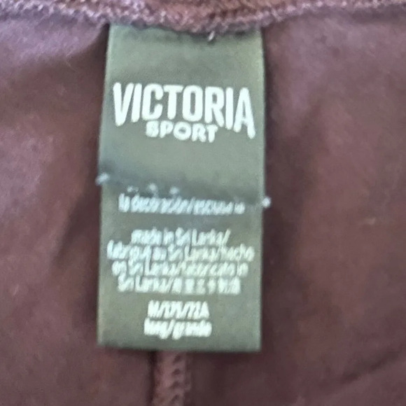 Victoria Secret Sport Maroon sz med. sheer mesh bottom - Picture 3 of 3